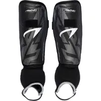 Avento Scheenbeschermers - Pro-Style - Zwart/Zilver - Maat M