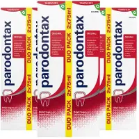 Parodontax 3x Parodontax Tandpasta Bij Bloeden Tandvlees Original 2 X 75 Ml
