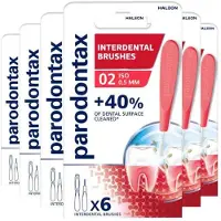 Parodontax 6x Interdentale Ragers 0,5mm Iso 2 Met Dop 6 Stuks