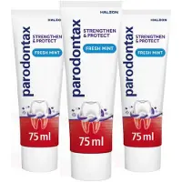 Parodontax 3x Tandpasta Strenghten & Protect Fresh Mint 75 Ml