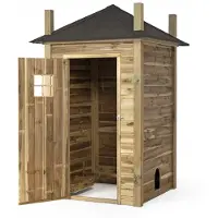 Voldux Hooiberg Eline - Kippenhok - Naturel - 150x150x235 cm