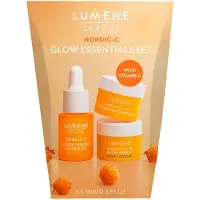 Lumene Nordic-C [Valo] Glow Essentials Set Gezichtsverzorgingsset 3 x 15 ml