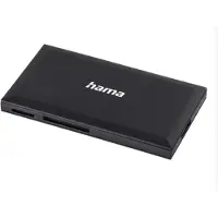 Hama USB-3.0-multi-kaartlezer, SD/microSD/CF/MS, zwart