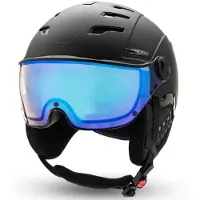 Mango Venus Skihelm Met Photochromic Vizier | Black | Blue Mirror Cat. 1-2 | Maat: 52 t/m 54 cm