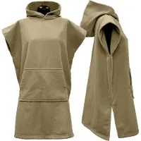 Unique living BEACH PONCHO - 80x100 cm - Strand - Zomer - Sneldrogend - Apricot
