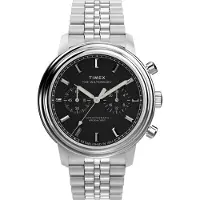 Timex Waterbury Metropolitan Heren Zilveren Horloge TW2Y23400