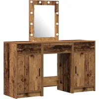 vidaXL Kaptafel Bruin 50 x 41 x 135 cm Bewerkt hout