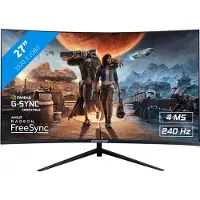 Raider Pro Gaming Monitor - FreeSync/G-Sync - 240Hz - Curved - 27 inch