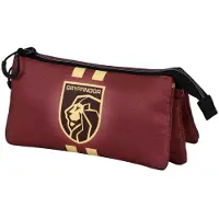 KARACTERMANIA - Harry Potter - Griffoendor Gryffindor 22 - ECO Triple Potloden Etui met Rits - Pennenzak - Tekenetui - Bordeaux