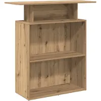 vidaXL Receptiebalie 100x40x104 cm bewerkt hout artisanaal eikenkleur