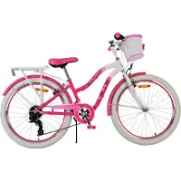 Volare lovely kinderfiets - meisjes - 24 inch - roze - 7 versnellingen