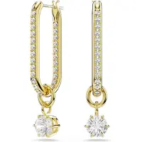 Swarovski Constella - Dames Oorbellen - Transparant & goudkleurig