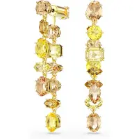 Swarovski Oorbellen 'Gema' lichtbruin / geel