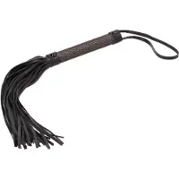 Ouch! Elegant Flogger - Titanium Grey