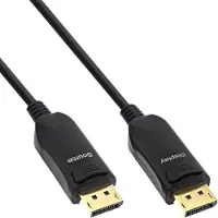 InLine DisplayPort Active Optical Cable (AOC) | DP2.1a (10K 60Hz) | UHBR13.5 (54Gbit/s | 50 meter