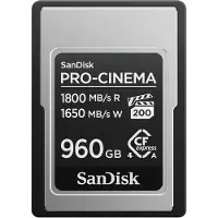 SanDisk 960GB CFexpress Type A Pro-Cinema 1650MB/s geheugenkaart