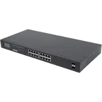 Intellinet 561259 netwerk-switch Unmanaged Gigabit Ethernet (10/100/1000) Power over Ethernet (PoE) Zwart