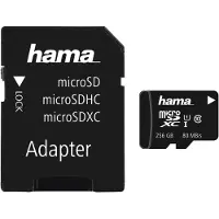 Hama microSDXC 256 GB Class 10 UHS-I 80 MB/s + adapter/mobiel