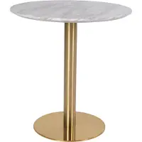 House Nordic Eetkamertafel Bolzano Marmerlook Ø70cm