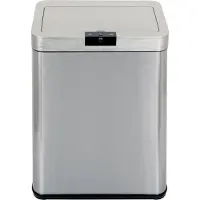 Echtwerk roestvrijstalen afvalbak 48L MET IR-SENSOR - INOX GEBORSTELD