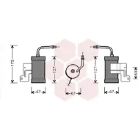 VAN WEZEL 2700D165 Airco droger