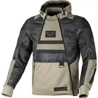 Sonstiges Rebelite Heren Textieljack Zwart/Sand L, Mannen