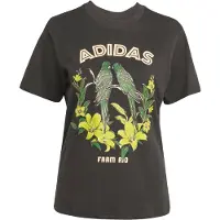 Adidas Functioneel shirt 'X Farm' crème / geel / groen / zwart