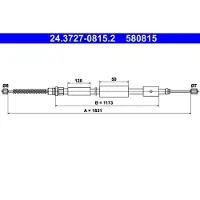 Ate 24.3727-0815.2 Handremkabel