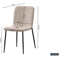 Molecule Rousseau 9135-1 Stoel Alice Bouclé Beige