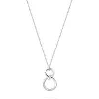 Jette - 89207958 - Ketting - Dames - 925 Zilver - gepolijst met Zirkonia - 45cm