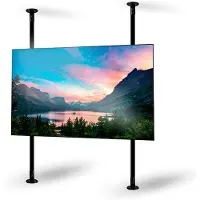 B-Tech BT8390-VESA800F, Wandmontagearm voor flatscreen, zwart, 200 kg, geschikt voor schermen van 182,9 cm (72") en 106,7 cm (42")