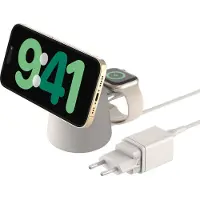 Belkin Boost Charge Pro 2in1 Qi2 15w Charging Stand Sand