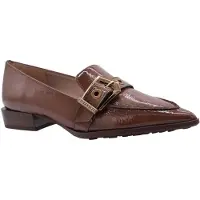 Hispanitas Dames Turijn bruin leren schoenen (38), Leer, 1 tot 3 cm, Geen, Casual, Feest, Klassiek HI254262