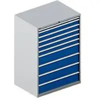 Schäfer Shop Ladekast 54-36 10 wit aluminium/enziumblauw wit