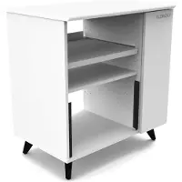 Glorious Modular Side Rack Weiß - Studiorack