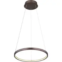 Globo Lighting - hanglamp - Ralph - bruin - metaal - Ø 39cm - LED - 67192-19BR