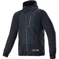 Alpinestars MO.ST.EQ Hybrid Hooded Jas Zwart Maat 3XL