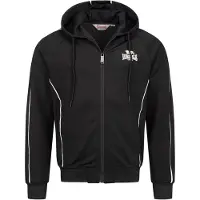 Lonsdale Sweatvest 'Achavanich' zwart / wit