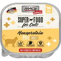 Macs MAC’s Vetcare Kattenvoer - Mono proteïne - 70% Kalkoen - 8 x 100g