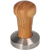 Edo Barista Tamper Olijfhout - Convex - 58mm
