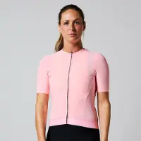 Acelera Intermediate Wielershirt | Fietsshirt Dames Korte Mouw | Wielrenshirt | Fietskleding | Roze | Maat L