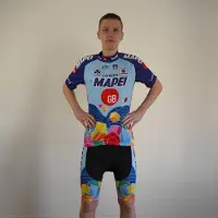 MAPEI blauw - wielershirt - koerstrui - retro - vintage - maat XXL