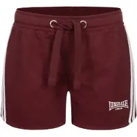 Lonsdale Broek 'Carloway' wijnrood / wit