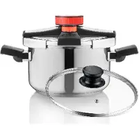 Haeger Easy Lock Inox 6l Snelkookpan