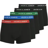 Jack & Jones Boxershorts 'Chuey' hemelsblauw / jade groen / zwart / wit