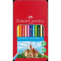 Faber Castell Kleurpotloden Faber-Castell 115801 Rood