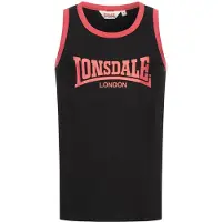 Lonsdale Shirt 'Knockan' rood / zwart
