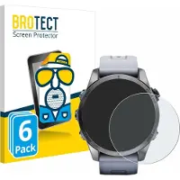 BROTECT - Screenprotector voor Garmin Fenix 7S (42 mm) - Folie Beschermfolie matte 6 Stuks