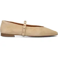 Stefano lauran Dames Ballerina's X1417 - Beige - Maat 42