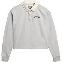 Superdry Shirt 'Athletic Essentials' lichtgrijs / wit